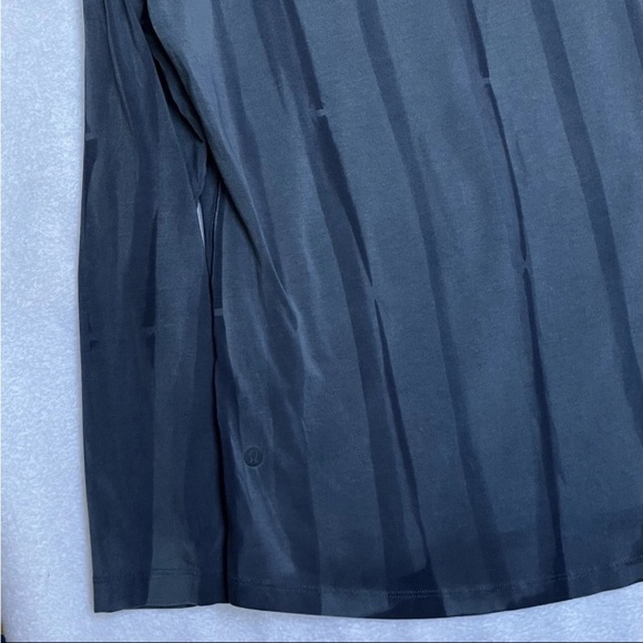Lululemon Five Year Basic Men Sz M Tie Dye Long Sleeve Shirt Blue Soft Gym READ - Picture 10 of 12